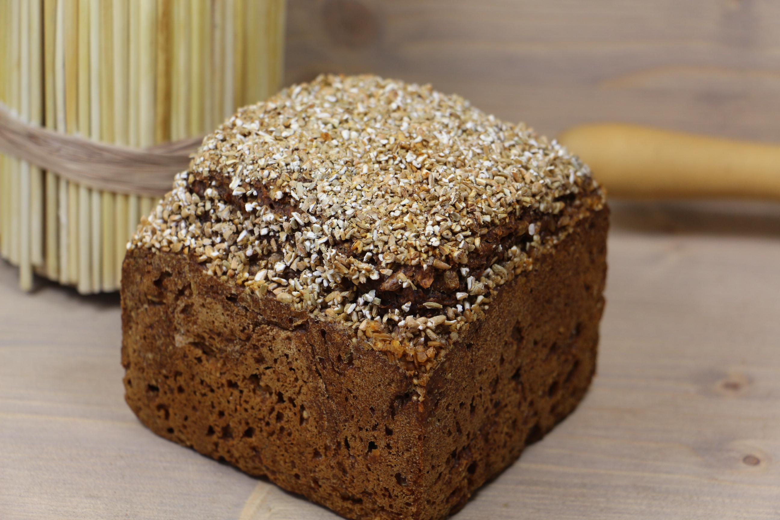 Bio-Rheinisches Schwarzbrot - Laib