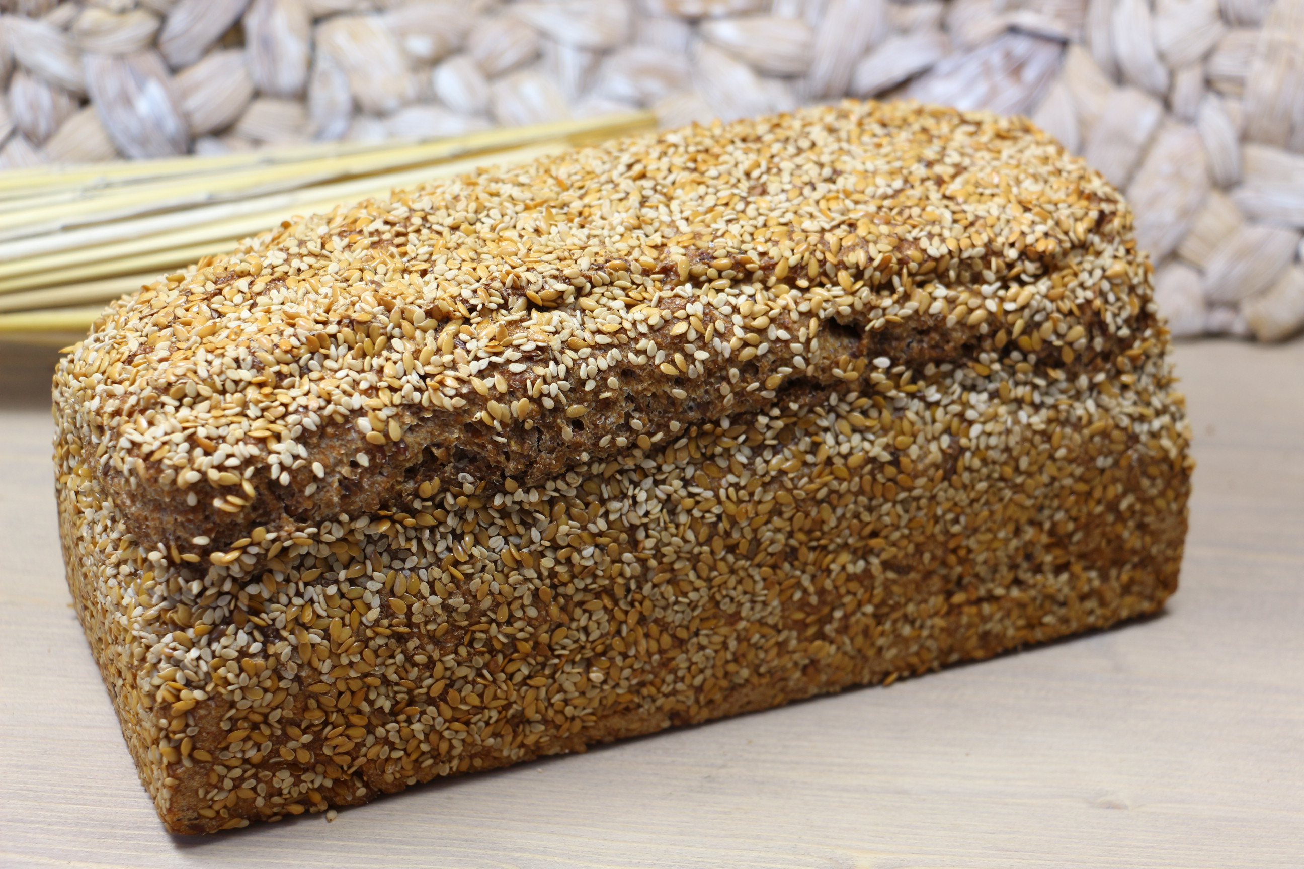 Bio-Leinsamenbrot - Laib